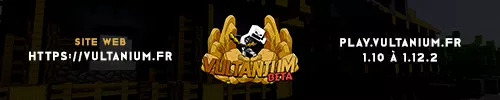 Serveur Minecraft Vultanium